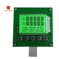 Module LCD 7 segments à 3 chiffres SMS0301C3, série 3 fils, 2,7-5,5 V, semi-transflectif positif pour instruments de mesure de pH
