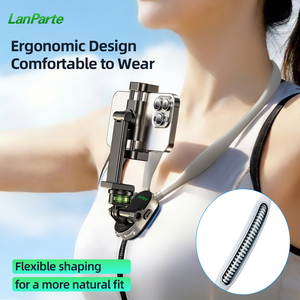 Nouveauté 2026 – Support magnétique réglable pour <span class=keywords><strong>téléphone</strong></span> portable et caméra d'<span class=keywords><strong>action</strong></span>, respectueux de la peau, à porter autour du cou - Product Image 2