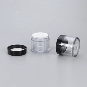 cosmetic packaging 50ml PET plastic jars for face luxury plastic clear cream jars