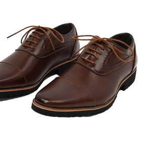 Chaussures de luxe en cuir richelieu avec coutures détaillées et semelle antidérapante parfaites pour les occasions spéciales, les événements d'entreprise ou les dîners - Product Image 3
