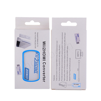 Adaptateur convertisseur Wii vers HDMI Full HD 1080P neuf en ABS blanc pour PC et moniteur HDTV