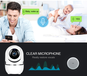 <span class=keywords><strong>2MP</strong></span> Suniseepro 360 grados vigilancia interior hogar inteligente bebé cámaras 1080P HD seguridad inalámbrica Mini Wifi PT Cámara - Product Image 4