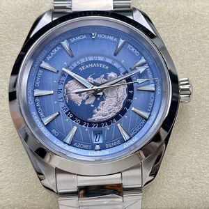 Reloj Mecánico de Lujo, Super Calidad, Resistente al Agua, 43mm, Movimiento VS Factory 8938, Luminoso, 24 Horas, Esfera Azul Verano, 150m, GMT - Product Image 1