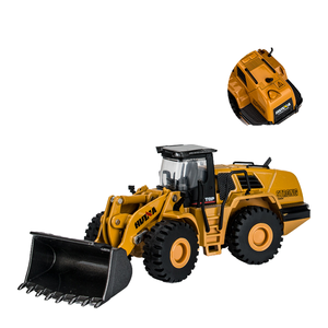 Rouleau compresseur routier en plastique, mini-chargeuse d'ingénierie à l'échelle 1:50, <span class=keywords><strong>jouet</strong></span> moulé sous pression pour enfants Huina1714 - Product Image 4