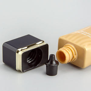 Nouveau <span class=keywords><strong>tube</strong></span> écologique carré rotatif en PP pour fond de teint liquide, <span class=keywords><strong>embout</strong></span> applicateur, <span class=keywords><strong>tube</strong></span> d'emballage lisse en <span class=keywords><strong>plastique</strong></span> de 45 ml - Product Image 4