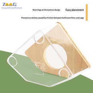 Zoog Golden Hamster Baño Multifunción de Doble Uso para Higienización y Aseo, con Diseño Anti-Salpicaduras, Moldeado por Inyección, para Arena y Orina - Product Image 4