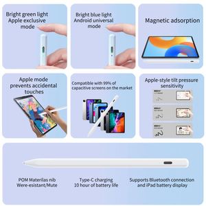 Lápiz Óptico Universal Activo Capacitivo Anti-Mix Touch para Tabletas y Teléfonos con Pantallas Táctiles de Apple, iPad, Huawei y Xiaomi - Product Image 2