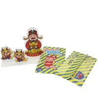 Aangepaste Bedrukte Plastic Verpakking Mylar Tassen Halloween Kerst Cadeau Zegel Zakje Voor Mystery Bags Blind Box