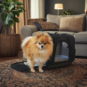 Transporteurs à côtés souples pour petits chats et chiens de taille moyenne Voyage en <span class=keywords><strong>avion</strong></span> à bord sous le siège Sac de transport pour animaux de compagnie - Product Image 5