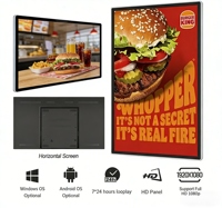 Pantalla LED de 43 Pulgadas para Montaje en Pared, Máquina de Publicidad Vertical para Escaparates, Mini Pantalla Publicitaria para Tiendas