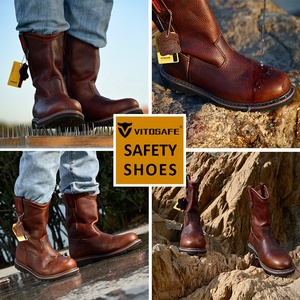 أحذية رياضية خفيفة مقاومة للسكون مقاومة للكيماويات أحذية أمان عالية القطع رخيصة - Product Image 2