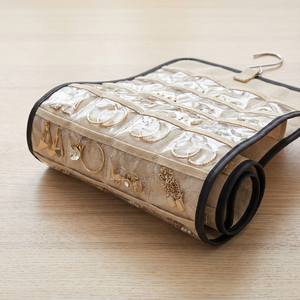 Rollo de Almacenamiento Colgante al por Mayor con Gancho Metálico, Bolsa de Almacenamiento de Pared de Doble Cara, Bolsa para Joyas - Product Image 4