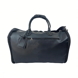 Sac de voyage en PU grande capacité, sac de voyage convertible 2 en 1 avec compartiment à chaussures, sac de voyage d'affaires pliable - Product Image 1