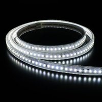 Lampe à LED en corde PVC étanche IP65 220V SMD2835 120LED/M 180LED/M 50M/ROULEAU pour l'éclairage paysager extérieur