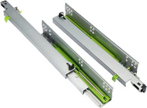 Đường ray trượt ngăn kéo vô hình 3 lần với chức năng đóng mềm mở rộng đầy đủ Đáy gắn 24 ''điều chỉnh chiều cao ngăn kéo 0-5mm - Product Image 6