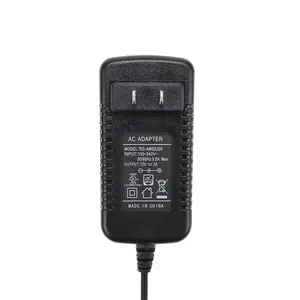 ETL FCC AC 100-220V ke DC 12 Volt, transformator adaptor catu daya 2 Amp dengan colokan 5.5x2.1mm