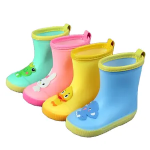 Sapatos infantis de alta qualidade Botas De Chuva De Crianças Sapatos De Água Dos Desenhos Animados Sapatos De Chuva De Borracha para meninos e meninas