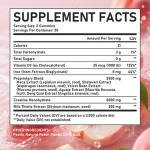 Libérez le potentiel de votre fessier : Gummies pour femmes enrichies en Vitamine D3 et en extrait de Velvet Bean pour l'amélioration des fesses - Product Image 5