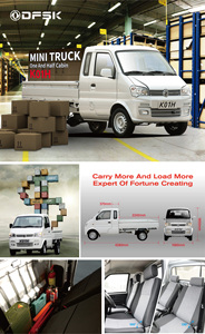 Camionnette légère <span class=keywords><strong>DFSK</strong></span> <span class=keywords><strong>K01H</strong></span> neuve 4x2 Euro 5 à essence, camion de transport de marchandises avec caméra arrière - Product Image 4