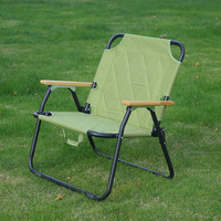 Chaise de camping pliante moderne en aluminium personnalisée, portable et facile à plier pour les événements et les voyages