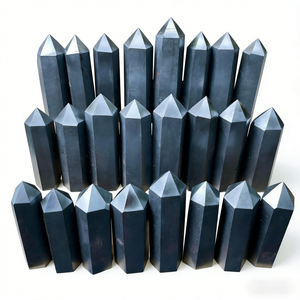 Torre de Cristal de Shungita Natural de Alta Calidad para Decoración y Regalo, Venta al por Mayor - Product Image 1