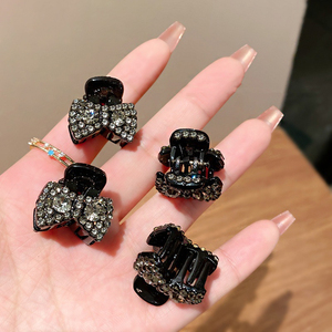 2026 Hot Selling Temperament Elegant Rhinestone Bowknot Hairpin <b>Sweet</b> Women's Small Hairpins Fashionable Jewelry Wholesale - Product Image 2