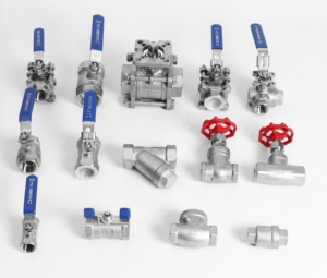 Leadtek Ss 304 316 1/2 3/4 Roestvrij Staal 1000wog Volledige Boring Poort Npt/Bsp Vrouwelijke Handdraad Cf 8M 2 Pc Kogelklep - Product Image 3