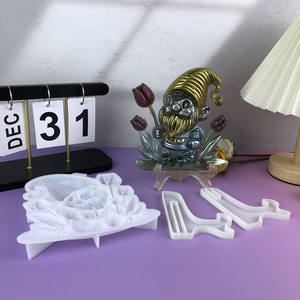 Molde de Silicona para Resina Hecho a Mano, Estilo DIY, Adornos Decorativos y Herramientas para Pasteles, Molde de Yeso para Resina - Product Image 5