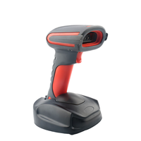 Lecteur de codes-barres sans fil 2D industriel étanche avec base de charge, lecteur de codes 1D, 2D et QR