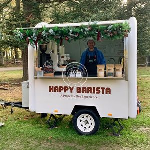 2025 Outdoor Mobile Full Shed Food Truck Fully Equipped Coffee Mobile <b>Kitchen</b> Food Trailers - Product Image 6