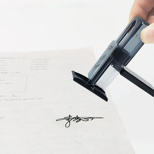 कस्टम खाली पेशेवर मिनी सर्कल पॉकेट स्टैम्प डॉक्टरों के फ्लैश पॉकेट स्टैम्प - Product Image 5