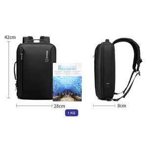 Ozuko-<span class=keywords><strong>mochila</strong></span> inteligente multifunción para ordenador portátil, morral con cargador Usb, ideal para el fin de semana, 9490 - Product Image 6