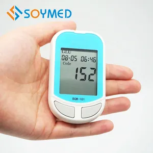 Portable Code Free Digital Glucometer Blood Smart Sugar Monitor Glucose Meter Kit with Test Strips for Home Hospital