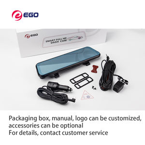 Cámara para Coche de Doble Lente 2K de 10 Pulgadas con Pantalla Táctil, Cámara de Visión Trasera de 170 Grados, DVR, Grabadora de Video - Product Image 5