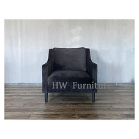 Heywood - Nouveau style de mobilier d'intérieur - Fauteuil en velours - Canapé simple pour hôtel et événements