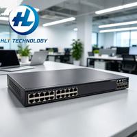 S5560-30C-PWR-EI Dispositivo de Unidad de Conmutación de Agregación Empresarial de Alta Potencia de Capa 3 Administrado con 24 Puertos Gigabit PoE+ y 4 Puertos 10G SFP+