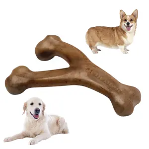 Nicht-Toxische Puzzle-Interaktive Zuckerwattestäbchen für Hunde Zahnreinigungsspielzeug Hund Knochen-Mauspielzeug für aggressive Käufer