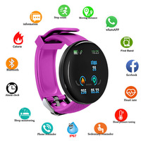 Montre connectée ovale D18 pour hommes et femmes avec assistant vocal IA, système d'exploitation Android, moniteur de fréquence cardiaque, boussole numérique, design élégant