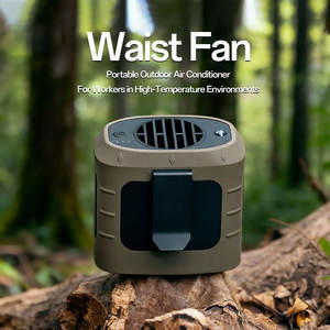 Ventilatore da Cintura Robusto per Lavoro all'Aperto 8000mAh Ventilatore Portatile con Clip da Cintura e <span class=keywords><strong>Power</strong></span> Bank 13000RPM Vento Forte e Torcia LED - Product Image 2