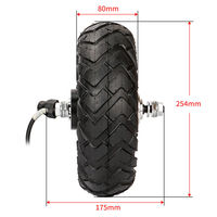 Moteur de moyeu de roue de vélo électrique de 10 pouces 48v 1200W pour Scooter pliant e-bike remplacement de moteur à emporter bricolage