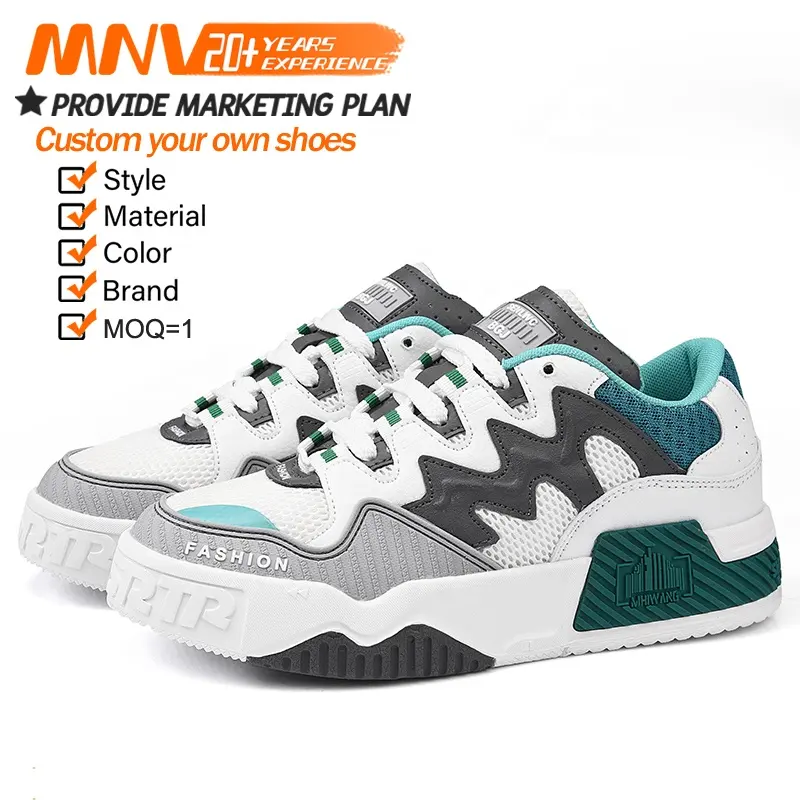 New Arrival Fashion Platform Custom Man Casual Sport Shoes Men Jogging Running Sneakers Manufacturer