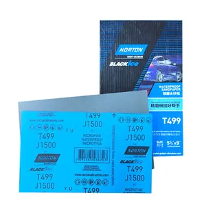 Para <span class=keywords><strong>NORTON</strong></span> T499 1500 #   2000 #   Papel de <span class=keywords><strong>Lija</strong></span> para <span class=keywords><strong>Agua</strong></span>, Abrasivo para Pulir Arañazos en Pintura de Automóviles, Material Abrasivo para Granallado - Product Image 1
