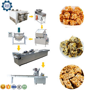 Boule de riz et bonbons au caramel garder au chaud rouleau de lot tirant la machine bon prix ligne de transformation des aliments - Product Image 5