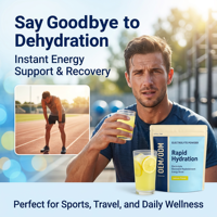 Poudre d'électrolytes sans sucre aromatisée à la noix de coco et à l'ananas, BCAA, créatine monohydrate pour le soutien immunitaire, l'énergie et l'exercice - Vegan