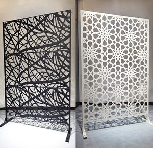 Recinzione Decorativa <span class=keywords><strong>in</strong></span> Ferro Tagliata al Laser con Servizio di Modellazione 3D, Altezza 6 Piedi, per Separatore di Spazi Esterni e Giardini - Product Image 3