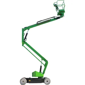 Man Lift Small Articulating Articulated Boom Lift Aerial Work Platform Electric/diesel Mobile Folding Arm Lift