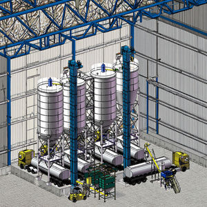 Pabrik Batching Beton Merek Sdcad 100 hingga 1000 Ton Bekas, Produsen Silo Baja Kecil untuk Semen Bubuk, Silo Semen untuk Jerman - Product Image 2