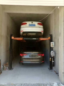 CE Được Phê Duyệt Xe Nâng Bãi Đậu Xe Thiết Bị Xe Quay Stack 4 Bài <span class=keywords><strong>2</strong></span> Tầng Đậu Xe Hệ Thống Thang Máy Cho <span class=keywords><strong>2</strong></span> Xe Ô Tô - Product Image 6