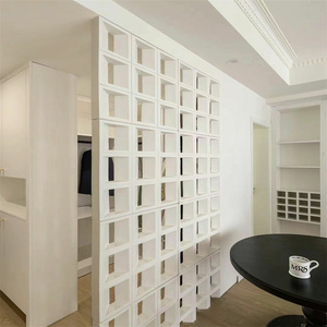 Panneau mural en briques creuses en PU Faux panneaux muraux évidés en PU résistants à la moisissure pour villa jardin <span class=keywords><strong>prix</strong></span> de gros compétitif Offre Spéciale - Product Image 3