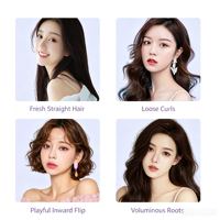 Catokan Rambut Mini Premium, Keramik PTC Portabel Anti-Scald untuk Gaya Corn Wave, Cocok untuk Rumah, Perjalanan, dan Salon
